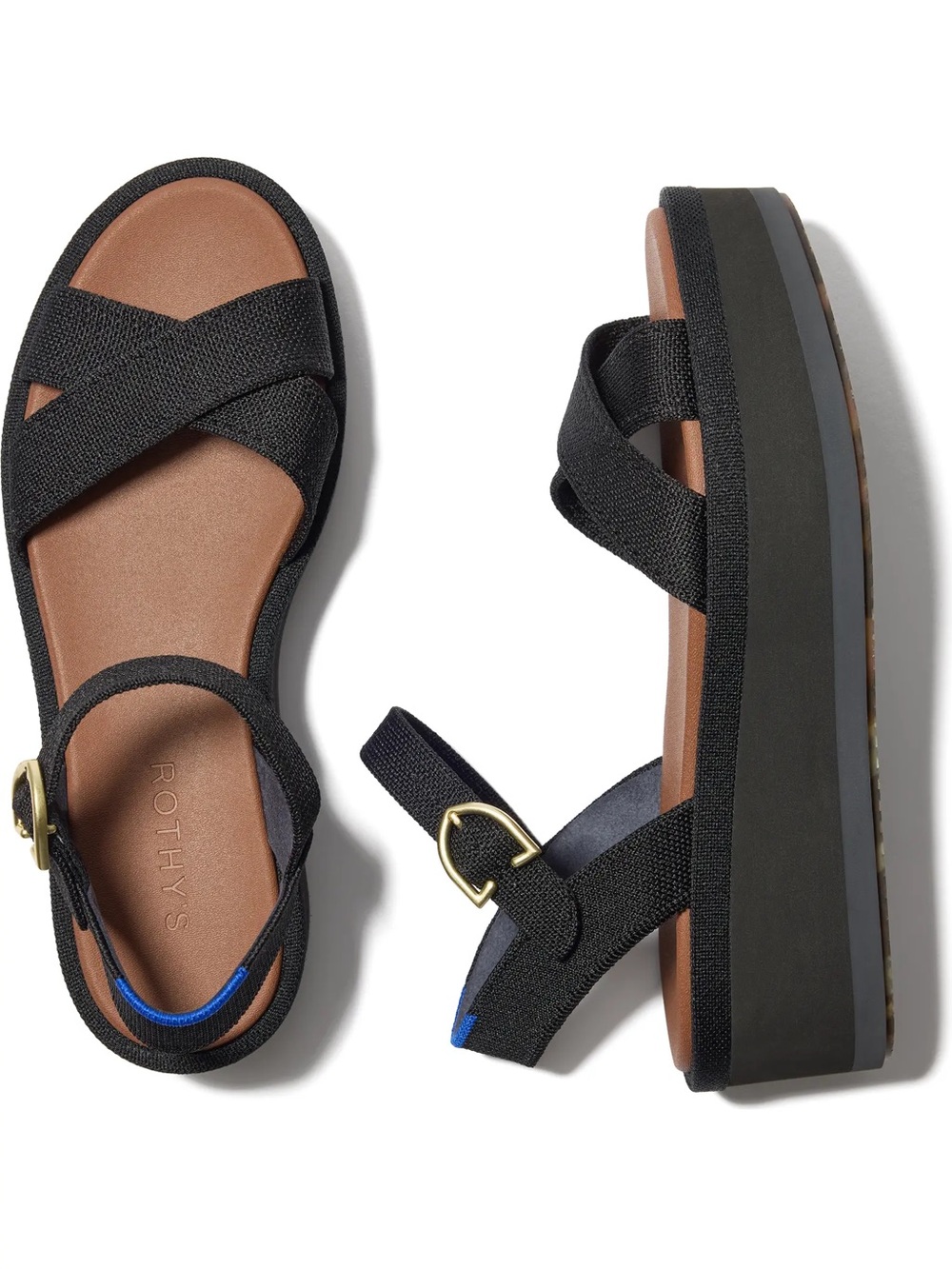 Rothy’s The Criss-Cross Lightweight Wedge - Picture 5 of 9